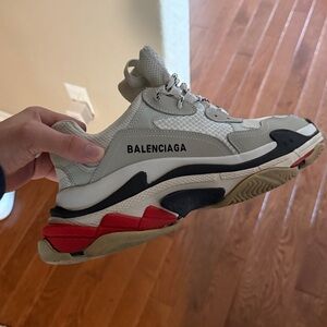 White Leather Triple S